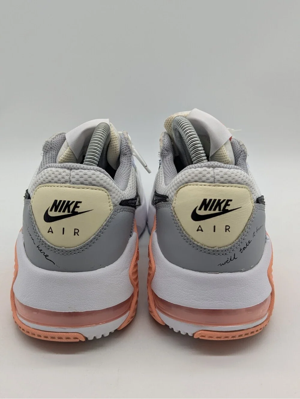 Nike Air Max Excee White Grey Pink Running Shoes Womens Size 8.5 / 7Y DV2189-100